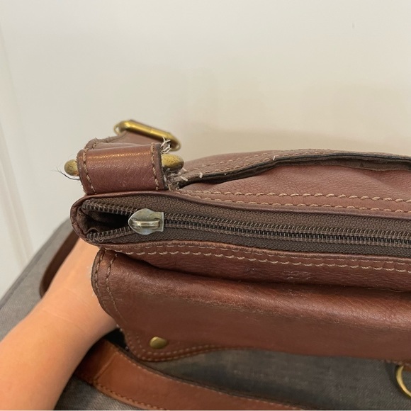 FOSSIL Morgan Traveler Leather Crossbody - Brown - Picture 4 of 13